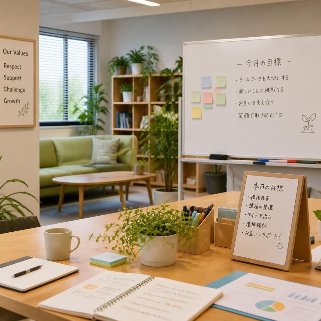 チームワークを大切にした職場